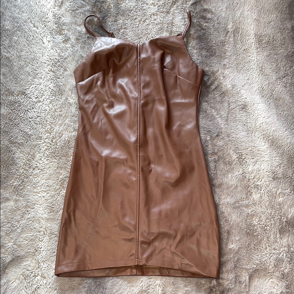 Brown Mini Dress